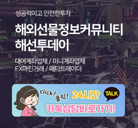 해선투데이가 엄선한 해외선물미니계좌 우량 정보 게시글 TOP 10